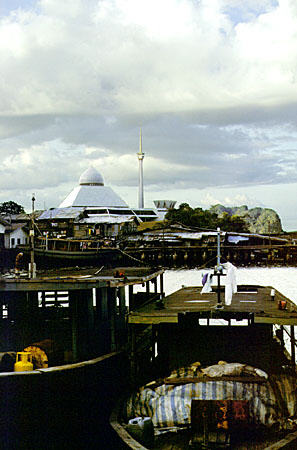 Mosque in Sandakan. Malaysia.