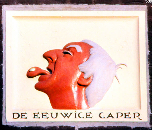 Old style pharmacy sign. Amsterdam, Netherlands.