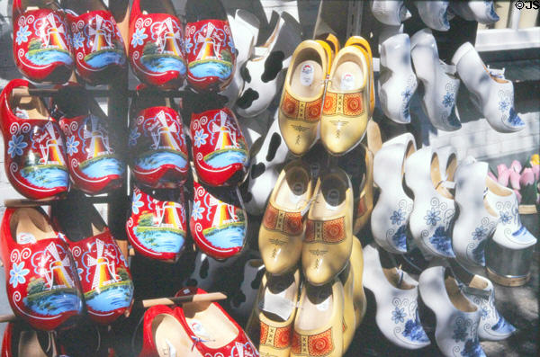 Wooden shoes for sale. Giethoorn, Netherlands.