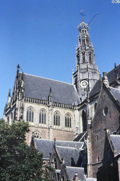 St Bavokerk in Haarlem. Haarlem, Netherlands.