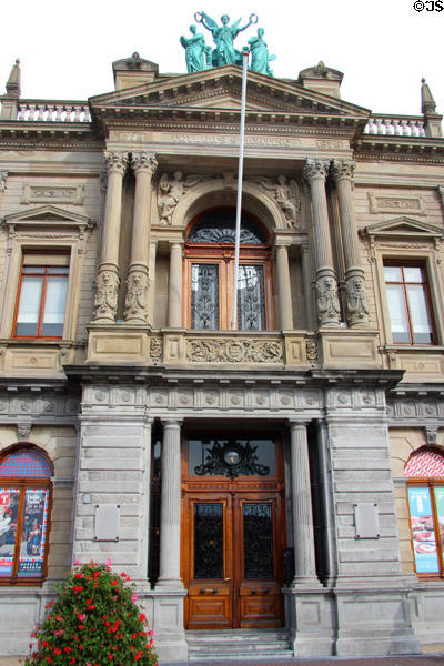 Neo-classical building (1878) housing Teylers Museum. Haarlem, Netherlands.