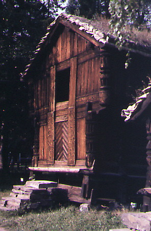 A house at Norwegian Folk Museum in Oslo. Norway.