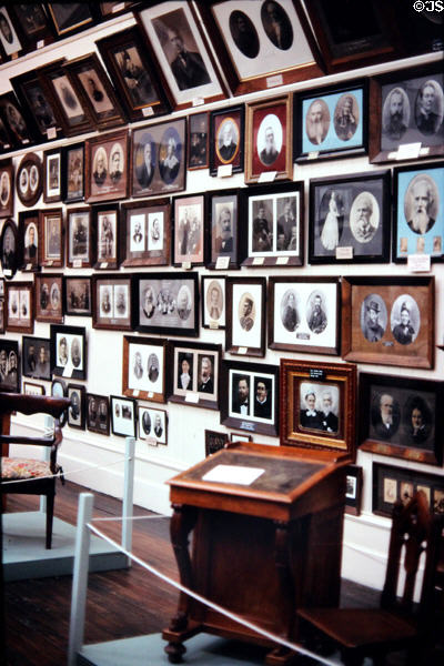 Photographic exhibit at Otago Settlers Museum, Dunedin. New Zealand.