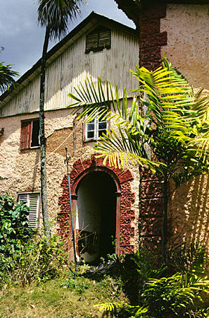 Arch at the Monastery at Tuna Puna which is tall enough for a horse & rider. Trinidad and Tobago.