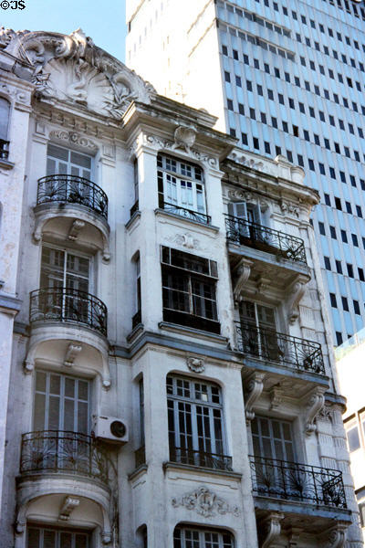 French-colonial-style building on Ave. Habib Bourguiba. Tunis, Tunisia.