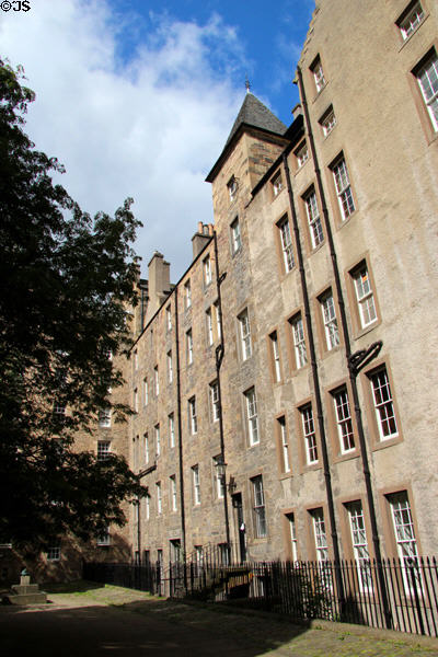 Heritage buildings off Lady Stair's Close. Edinburgh, Scotland.