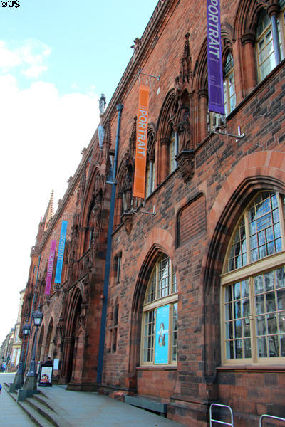National Portrait Gallery of Scotland (1889) (Queen St.). Edinburgh, Scotland. Style: Neo-Gothic. Architect: Sir Robert Rowand Anderson.