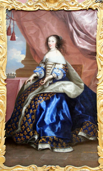 Henrietta Anne, Duchess of Orléans (1644-70) portrait (c1661) by Jean Nocret at National Portrait Gallery of Scotland. Edinburgh, Scotland.