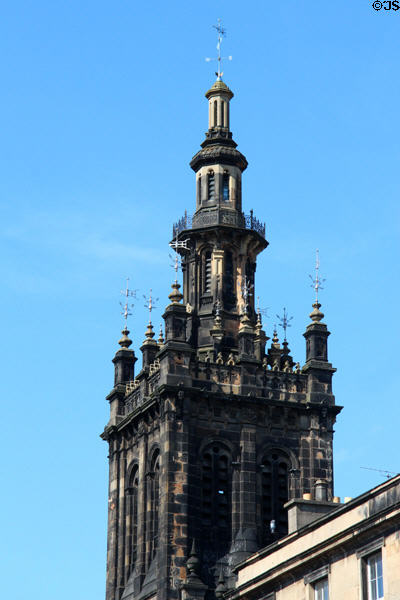 Spire of Augustine United Church (1857-61) (George IV Bridge St.). Edinburgh, Scotland.