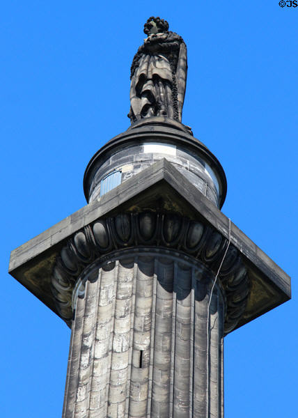 Melville statue (1820-3) by Robert Forrest after model by Francis Chantrey on St Andrew Square. Edinburgh, Scotland.