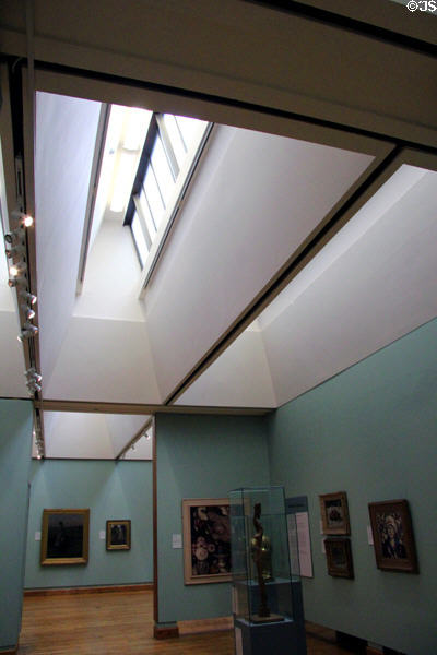 Architectural design at Hunterian Art Gallery. Glasgow, Scotland.