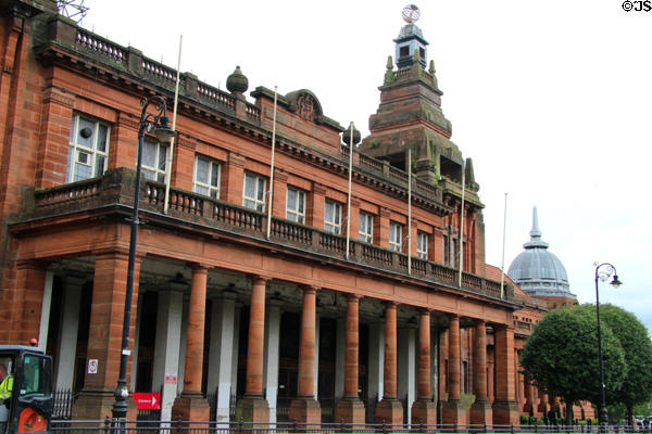 Kelvin Hall exhibition venue (1927) across Argyle Street from Kelvingrove Art Gallery. Glasgow, Scotland.