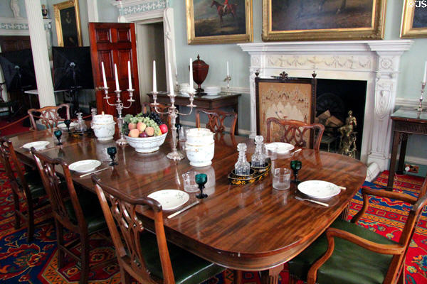Dining room (1877) by Wardrop & Reid at Culzean Castle. Maybole, Scotland.