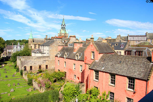 Overview of town of Dunfermline. Dunfermline, Scotland.