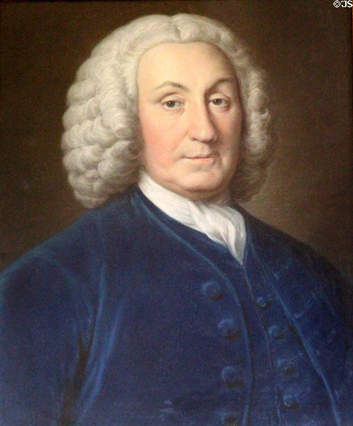 John 2nd Earl of Hopetoun (1704-81) by William Hoare in Small Library at Hopetoun House. Queensferry, Scotland.