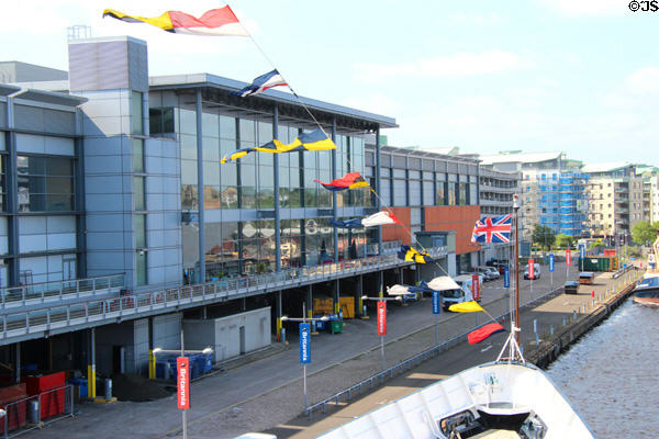 Ocean Terminal shopping center of Leith where Royal Yacht Britannia is moored. Edinburgh, Scotland.