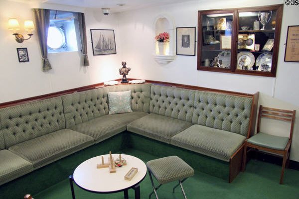 Pub on Royal Yacht Britannia. Edinburgh, Scotland.