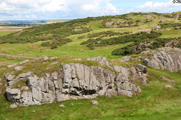 View from Smailholm Tower. Scotland.