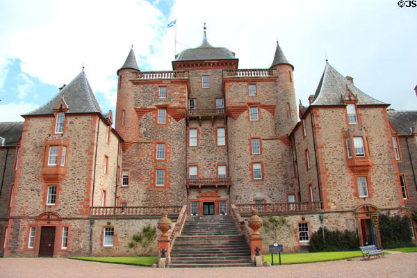 Thirlestane Castle (1670-6). Scotland. Architect: Sir William Bruce.