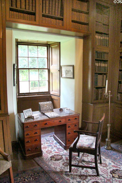Small library at Thirlestane Castle. Scotland.