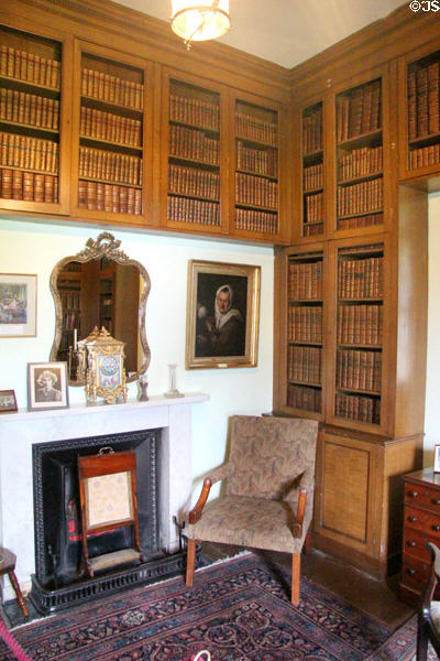 Small library at Thirlestane Castle. Scotland.