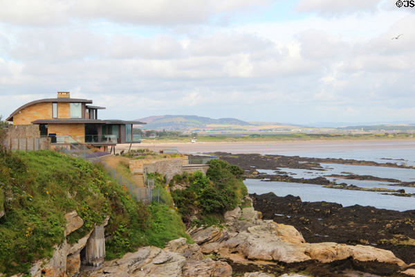 View of sea from St Andrews Castle. St Andrews, Scotland.