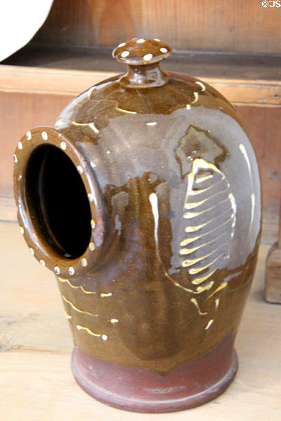 Scottish salt pig at Robert Burns House. Dumfries, Scotland.