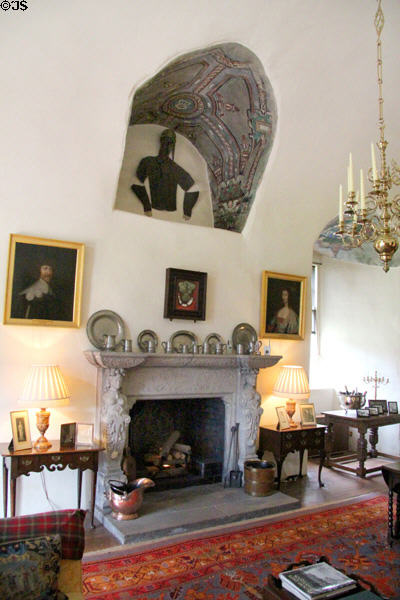 High Hall at Crathes Castle. Crathes, Scotland.