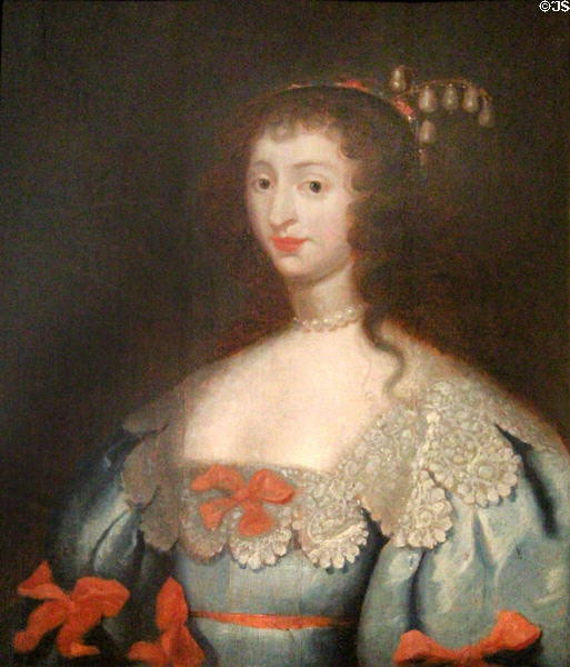 Janet Burnett wife of Alexander Skene of Skene portrait by George Jamesone at Crathes Castle. Crathes, Scotland.
