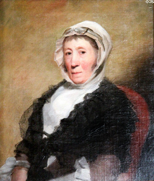 Mary Irvine, Daughter of Alexander Irvine, 16th Laird of Drum by Henry Raeburn at Drum Castle. Drumoak, Scotland.