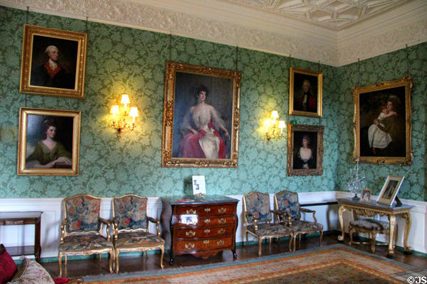 Drawing room at Fyvie Castle. Turriff, Scotland.
