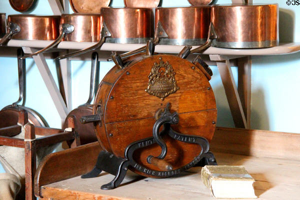 Knife cleaner by Kent of London at Brodie Castle. Brodie, Scotland.