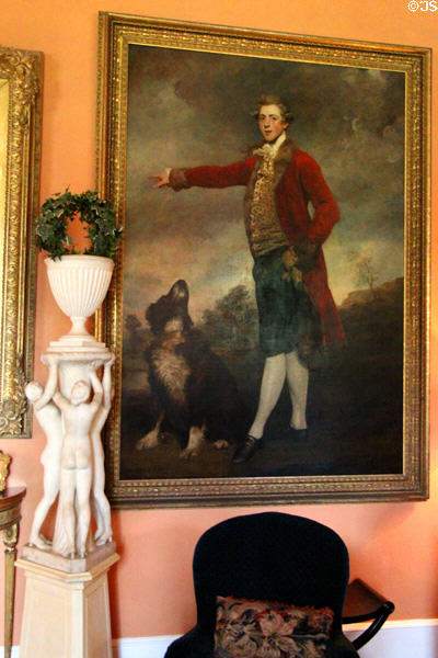 John Campbell, 1st Baron of Cawdor & 18th Thane portrait (1778) by Sir Joshua Reynolds at Cawdor Castle. Cawdor, Scotland.