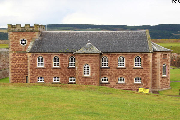 Regimental Chapel of Seaforth & Camerons Highlanders at Fort George. Fort George, Scotland.