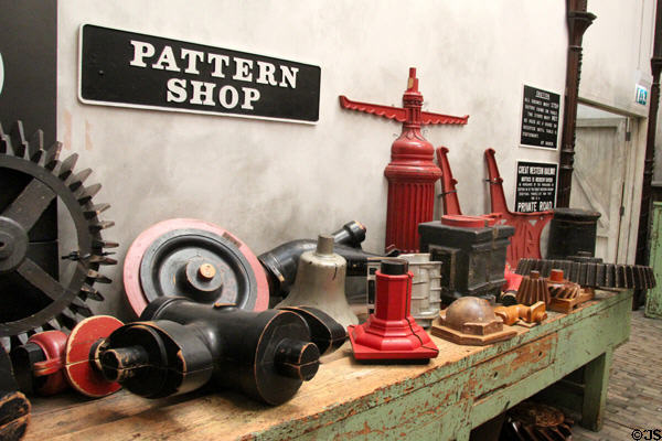Pattern Shop at STEAM Museum of Great Western Railway. Swindon, England.