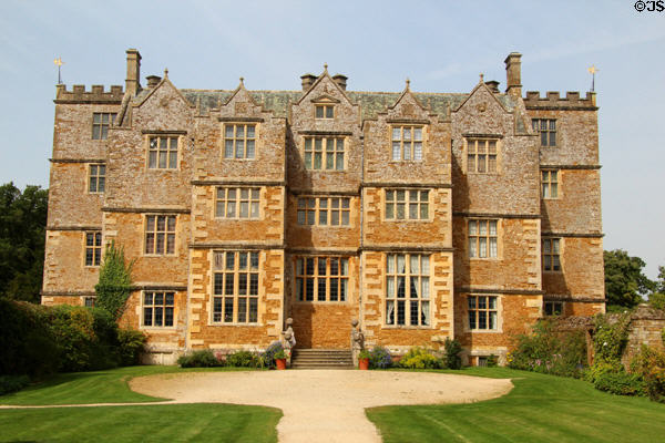 Chastleton House, Jacobean country manor (1607) mostly unchanged over the centuries, in the northern part of the Cotswolds. Moreton-in-Marsh, England.