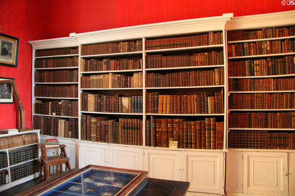Library at Chastleton House. Moreton-in-Marsh, England.