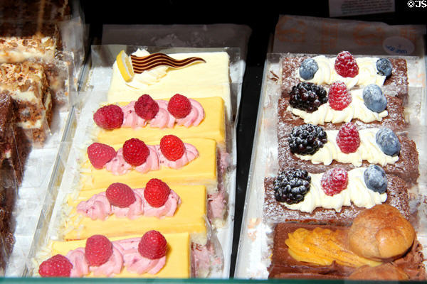 Desserts at St George's Market. Belfast, Northern Ireland.