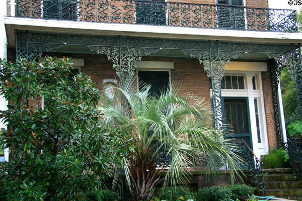 Foote-Trammell House (c1885) in Detonti Square historic district. Mobile, AL.