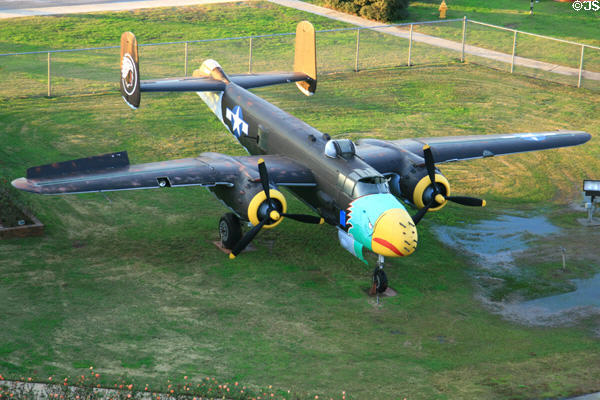American B-25J Mitchell (1940s) at USS Alabama Battleship Memorial Park. Mobile, AL.