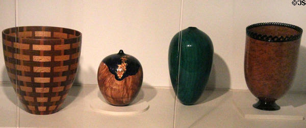 Modern woodwork collection at Mobile Museum of Art. Mobile, AL.
