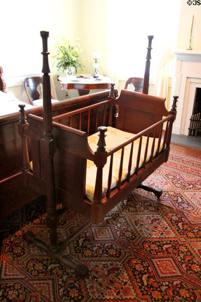 Swinging cradle at Conde-Charlotte Museum. Mobile, AL.