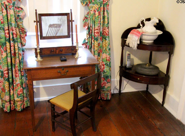 Vanity table at Conde-Charlotte Museum. Mobile, AL.