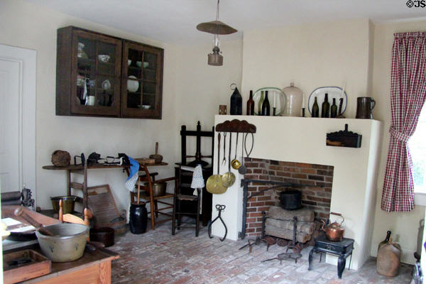 Kitchen off courtyard at Conde-Charlotte Museum. Mobile, AL.