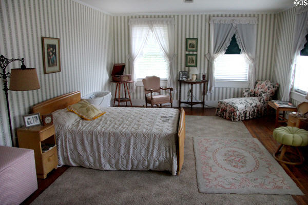 Master bedroom at Clinton Birthplace Home. Hope, AR.