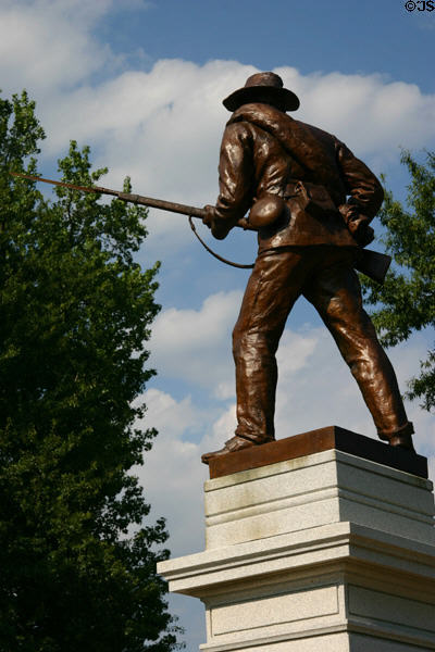 Memorial (1911) to Capital Guards who seized the Little Rock Arsenal in 1861 for the Confederacy. Little Rock, AR. On National Register.