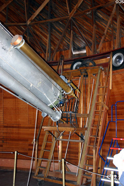 Lowell Observatory observer's chair where Percival Lowell sat to draw the canals of Mars. Flagstaff, AZ.