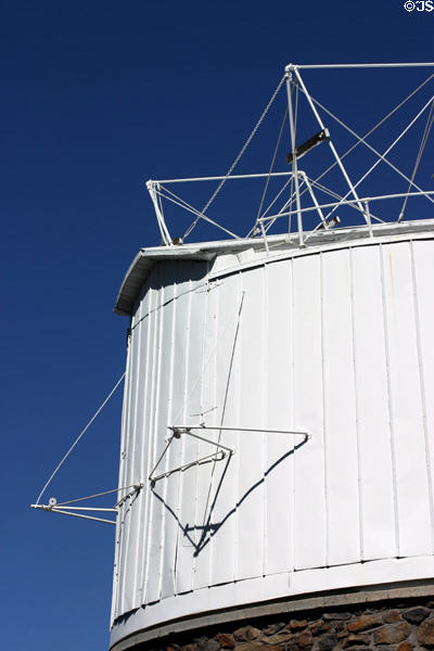 Lowell Observatory Pluto observation dome detail. Flagstaff, AZ.