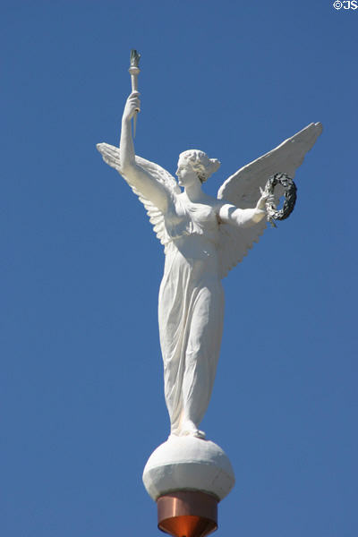 State Capitol winged victory on dome. Phoenix, AZ.