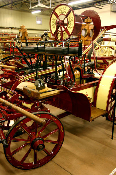 Knaust horse drawn pumper (1894) Austria in Hall of Flame. Phoenix, AZ.